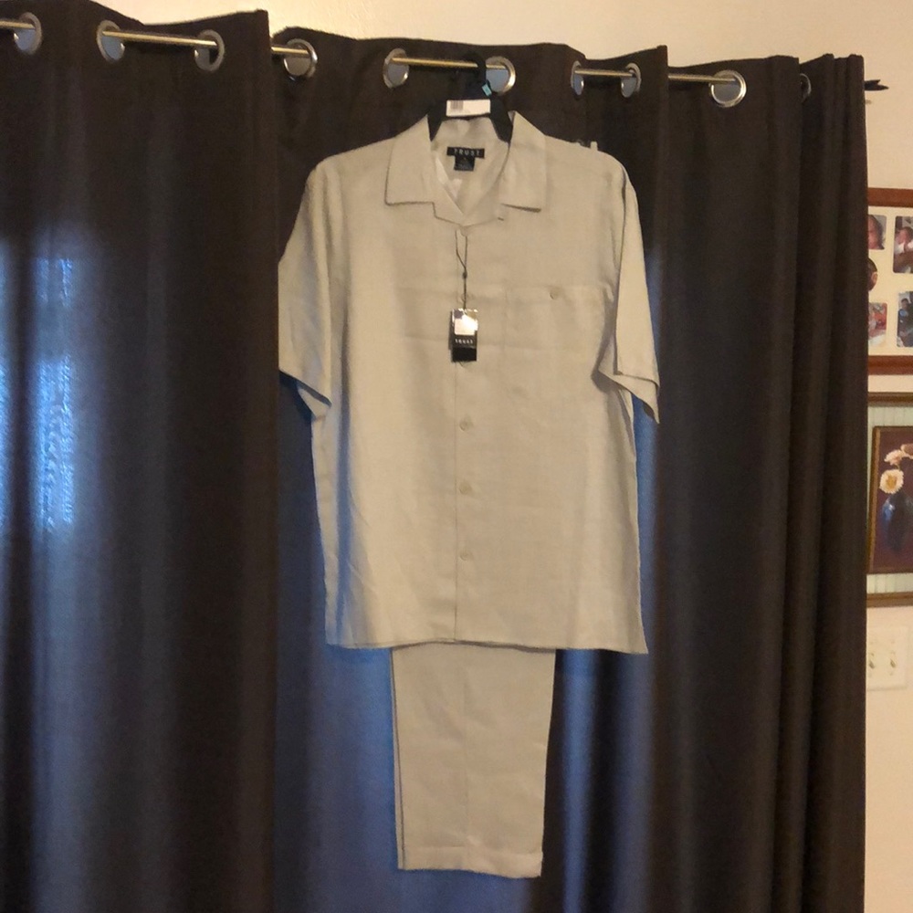 MEN LENEN 2PC WALKING SUIT MEDIUM PANTS SIZE 32